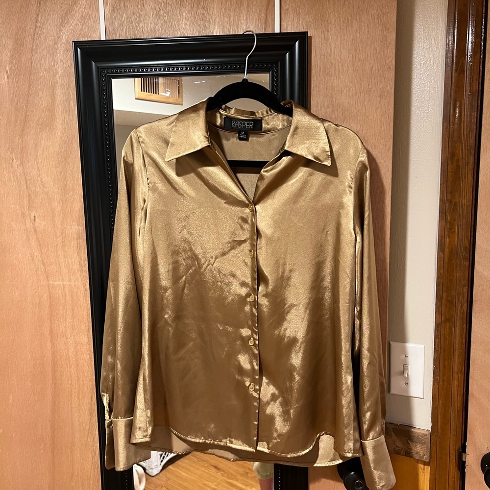 KASPER Satin Blouse